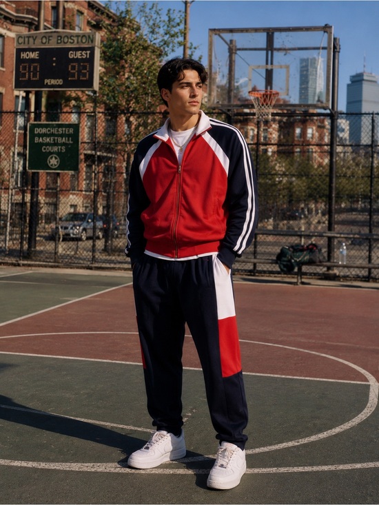 Sports essentials Other - Vintage Tracksuit Colorblock Men’s Size S Y2K Streetwear USA